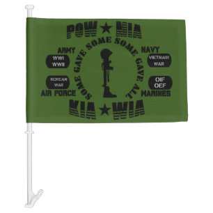 POWMIA/KIAWIA CAR FLAG