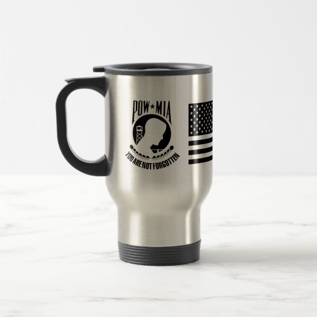 POWMIA USA FLAG Coffee Mug (Left)