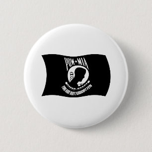 POW's & MIA's Flag Button