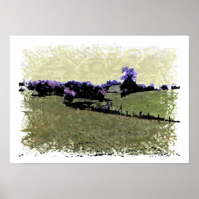 Powys Doodle Poster (Front)