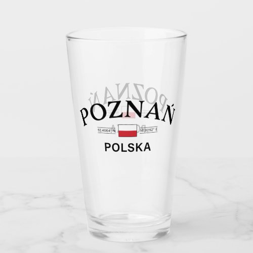 Poznan Polska Poland Polish Coordinates Glass