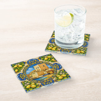  Pozzallo Sicilia Torre Cabrera   Glass Coaster