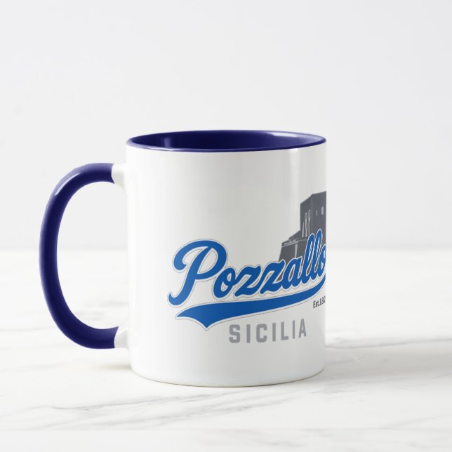 Pozzallo Sicilia Torre Cabrera Mug  (Left)