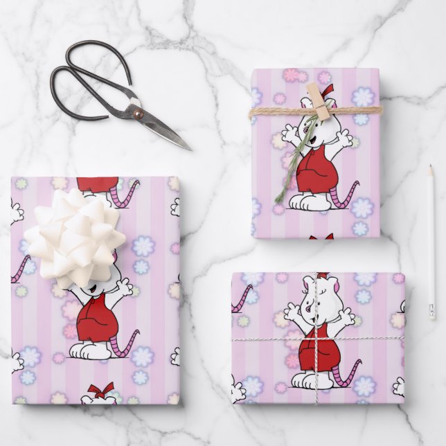 Pozzum Wrapping Paper Sheets (Front)