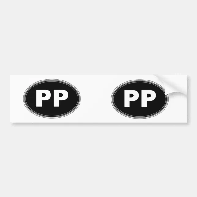 PP BUMPER STICKER | Zazzle