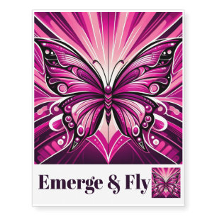 PP Butterfly Temporary Tattoos