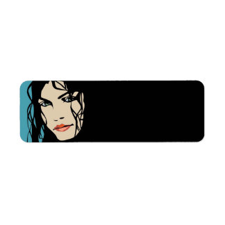 PPA0156 BLACK HAIR BEAUTY SALON SPA FASHION STYLE LABEL