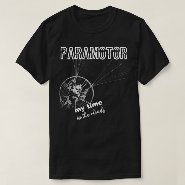 PPG Paramotoring and Paraglider Paramotor Paraglid T-Shirt (Design Front)