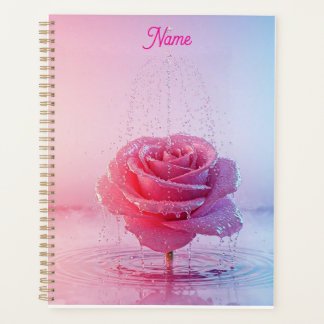 PPink Water Rose Planner