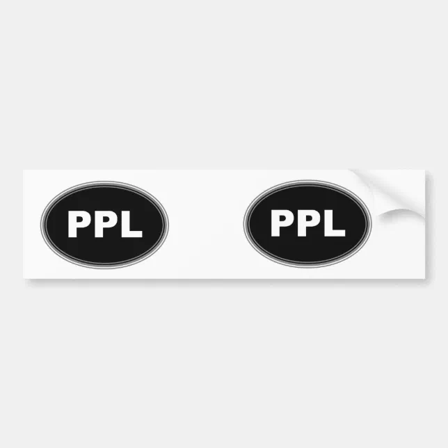 Ppl Alert Sticker PPL BUMPER STICKER | Zazzle