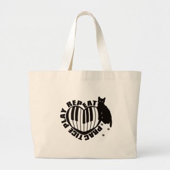 Ppr Large Tote Bag by auraclover at Zazzle