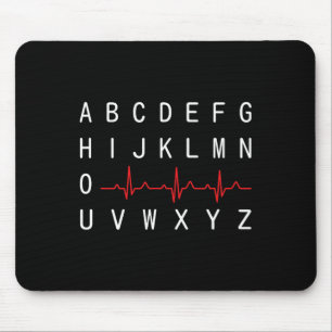 Pqrst Nurse Shirt Nursing Student Gift Mouse Pad