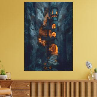 PR-C04. Grotto Spire Residence  Canvas Print