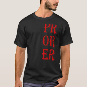 PR OR ER Weightlifting Bodybuilding Fitness Retro  T-Shirt
