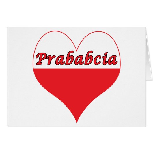 Prababcia Polish Heart (Front Horizontal)