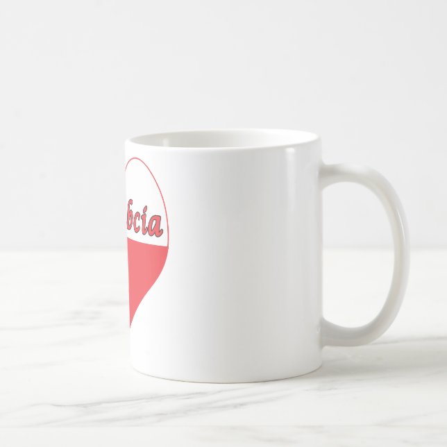 Prababcia Polish Heart Coffee Mug (Right)