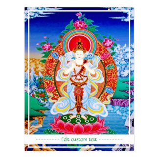 Prabhutaratna Buddha Cool oriental Padmakumara Postcard
