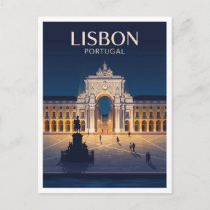 Praça do Comércio Lisbon Portugal Postcard
