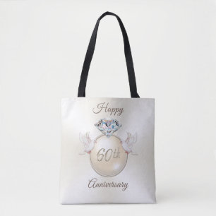 Practical and Beautiful 60th Anniversary Gifts Tote Bag