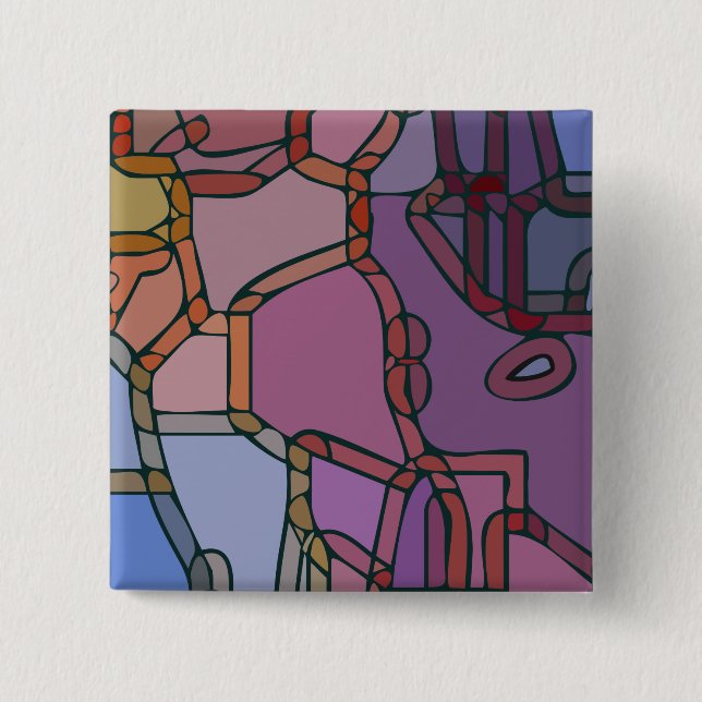 'practical dream #39' - 2" Square Button (Front)