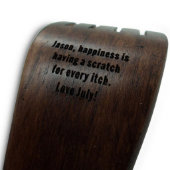 Practical Engraved Natural Wood Back Scratcher (Back Top)
