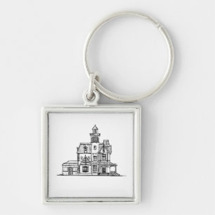 Practical Magic House Inspired Sketch Keychain