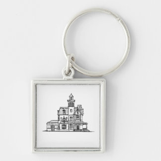 Practical Magic House Inspired Sketch Keychain