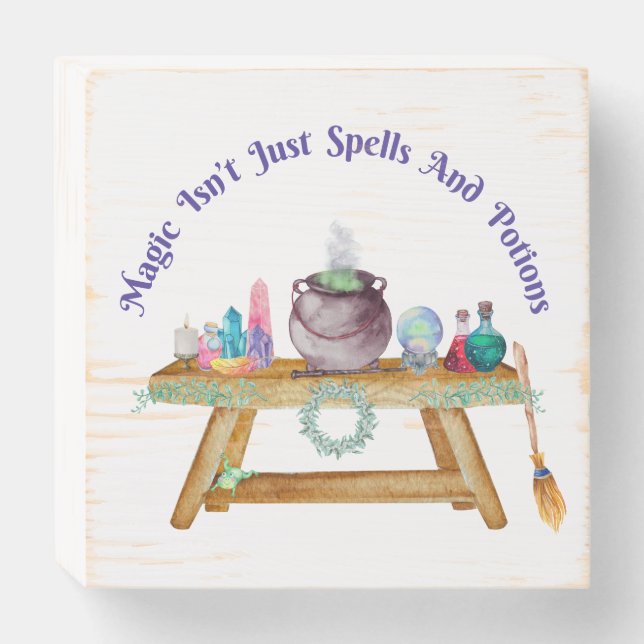 Practical Magic Quote  Wooden Box Sign (Front Horizontal)