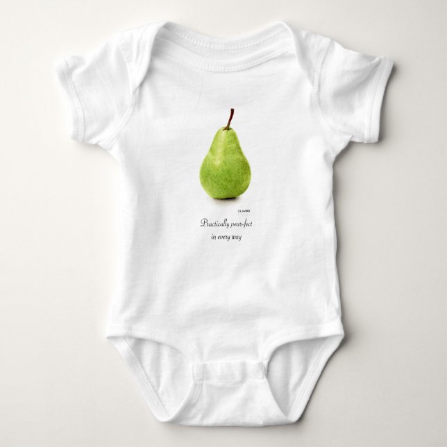 Practically Pear-fect Baby Bodysuit (Front)