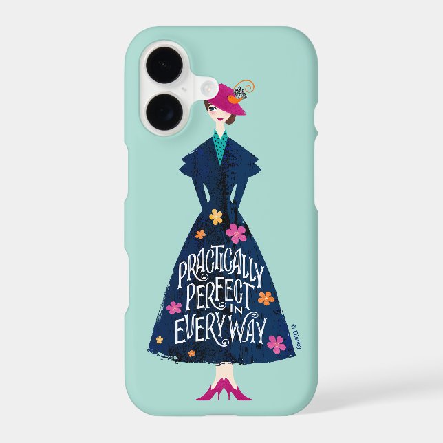 Practically Perfect in Every Way Iphone Case (Back)