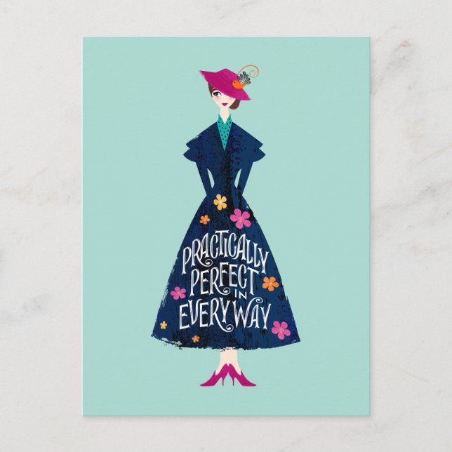 Practically Perfect in Every Way Postcard (Front)