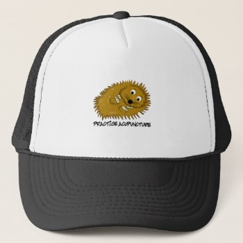 Practice Acupuncture Trucker Hat by Windmilldesigns at Zazzle