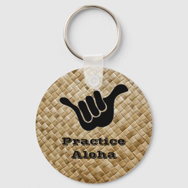 Practice Aloha Keychain (Front)