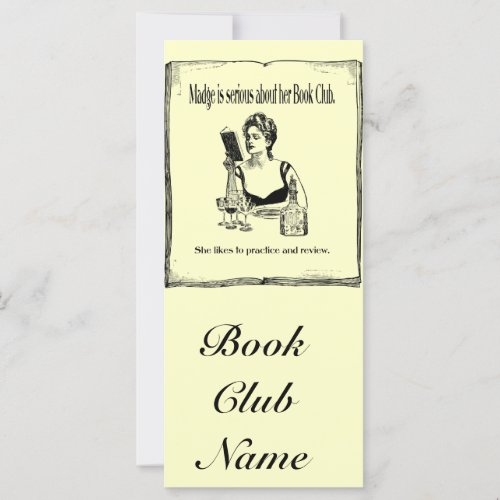 Practice For Book Club Vintage Design