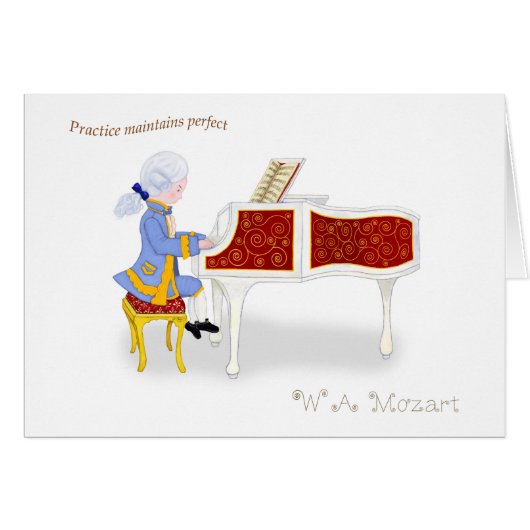 Practice Maintains Perfect Cards (Front Horizontal)