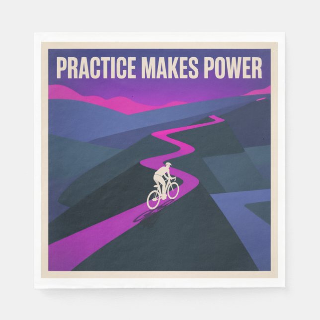 Practice Makes Power Napkins (Front)