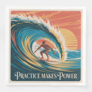 Practice Makes Power Paper Dinner Napkins
