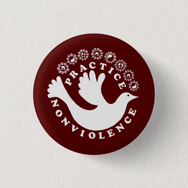 Practice Nonviolence Button (Front)