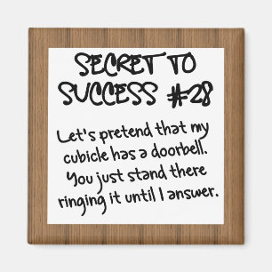 Practice Proper Office Etiquette Magnet