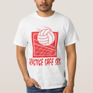 Practice Safe Sets Volleyball T-Shirt