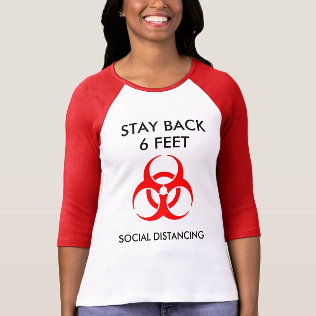 Practice Social Distancing - Combat CoronaVirus T-Shirt (Front)
