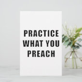 Practice What You Preach (Standing Front)