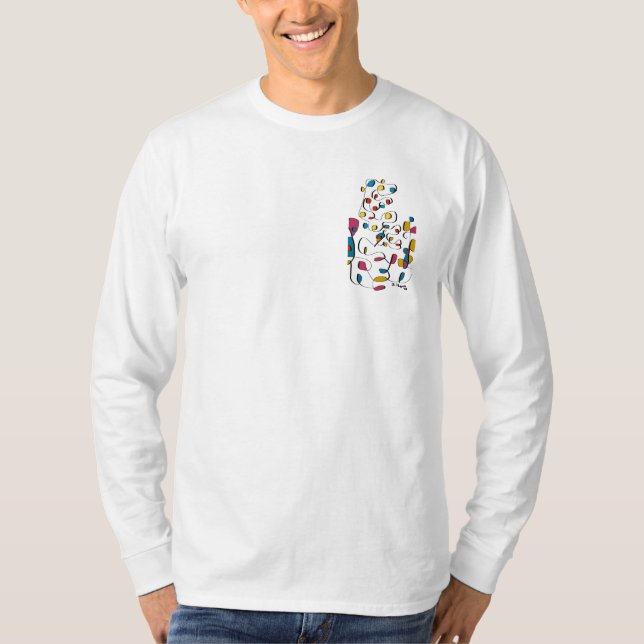 PracticeLove Abstract Tee by David Flynn (Front)