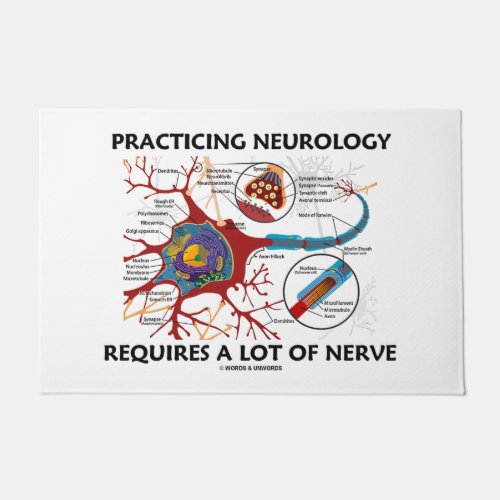 Practicing Neurology Requires A Lot Of Nerve Doormat