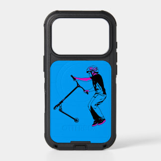 Practicing Scooter Tricks - Scooter Rider iPhone 17 Pro Case