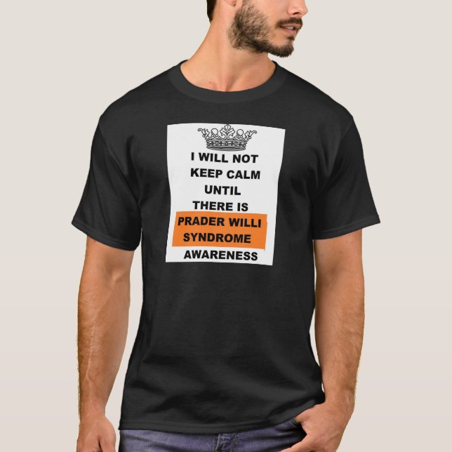 Prader Willi Awareness T-Shirt (Front)