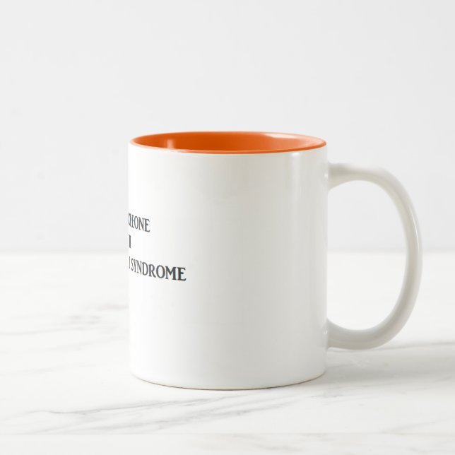Prader-Willi Syndrome Two-Tone Coffee Mug (Right)