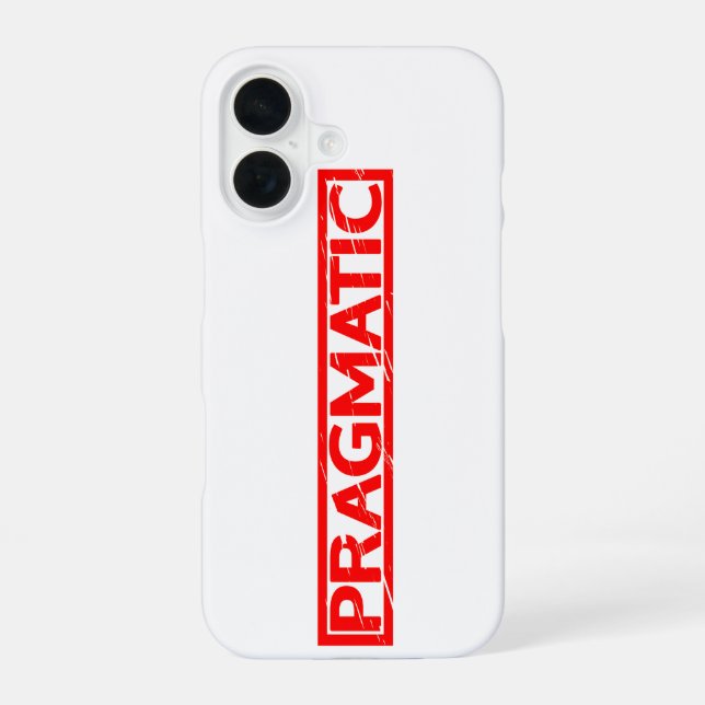 Pragmatic Stamp Iphone Case (Back)