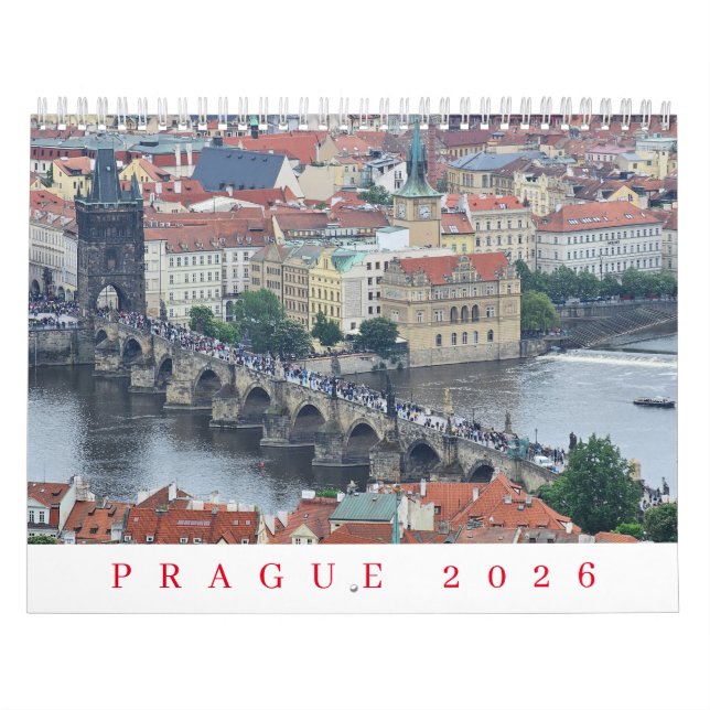 Prague 2026 calendar (Cover)