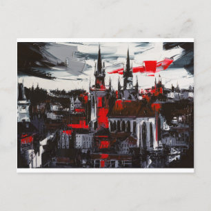 Prague. A view from the window Postcard